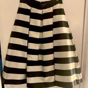 Eliza J striped midi skirt